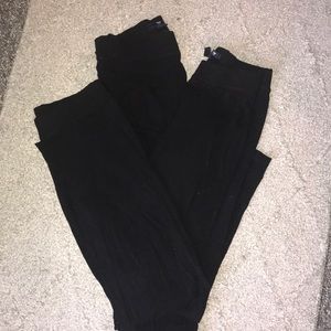 3 Gap full length black leggings M